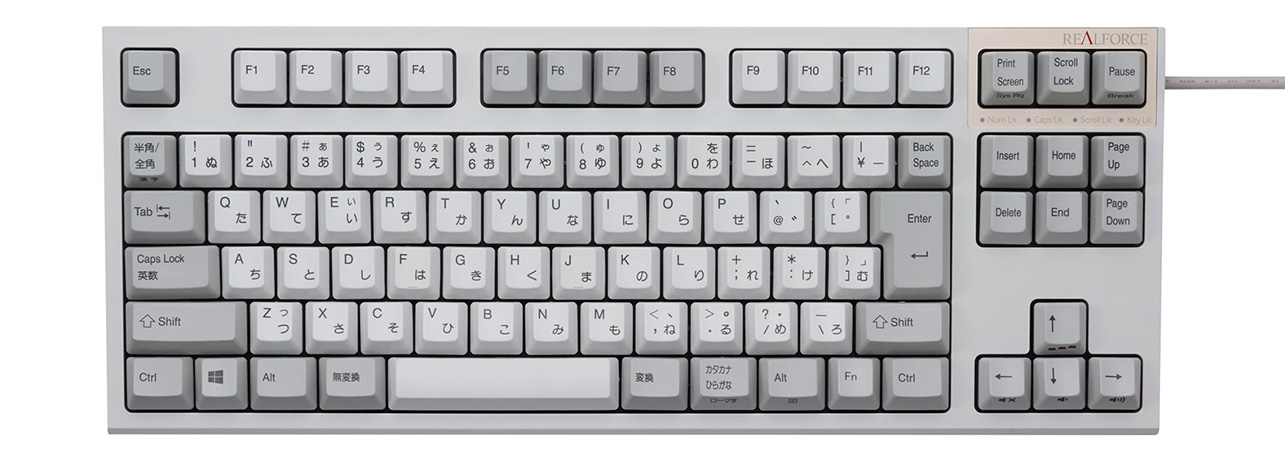 REALFORCE SA R2 TKL 日本語91配列 APC機能 静音 荷重30g かな有り アイボリー REALFORCE SA R2 TKL 日本語91配列 APC機能 静音 荷重30g かな有り アイボリー