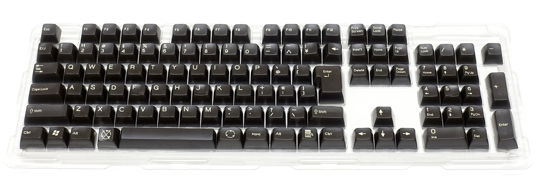 Majestouch専用108日本語かななし配列・2色成型カスタムキーキャップセット濃茶 Majestouch専用108日本語かななし配列・2色成型カスタムキーキャップセット濃茶