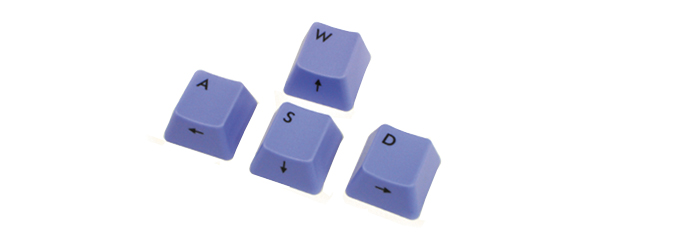 【直販限定】Majestouch用 ASDW Blue keycap set