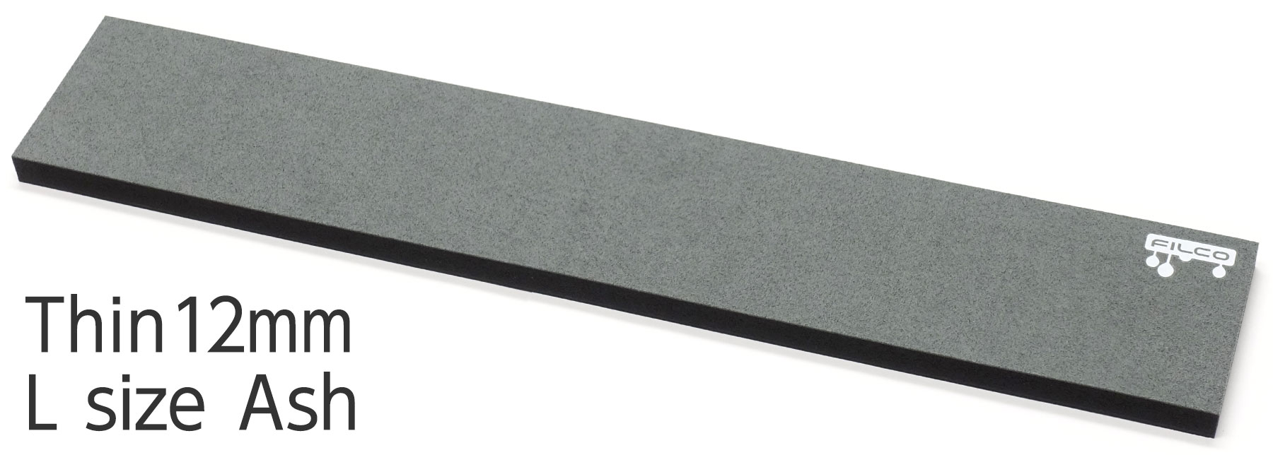 FILCO Majestouch Wrist Rest "Macaron" Thin 12mm / L size / Ash