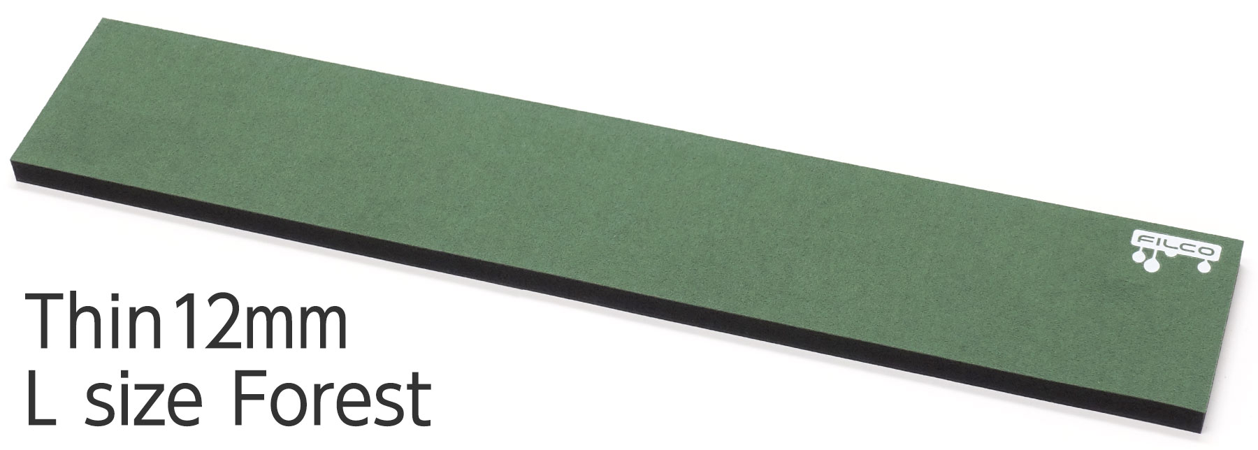 FILCO Majestouch Wrist Rest "Macaron" Thin 12mm / L size / Forest