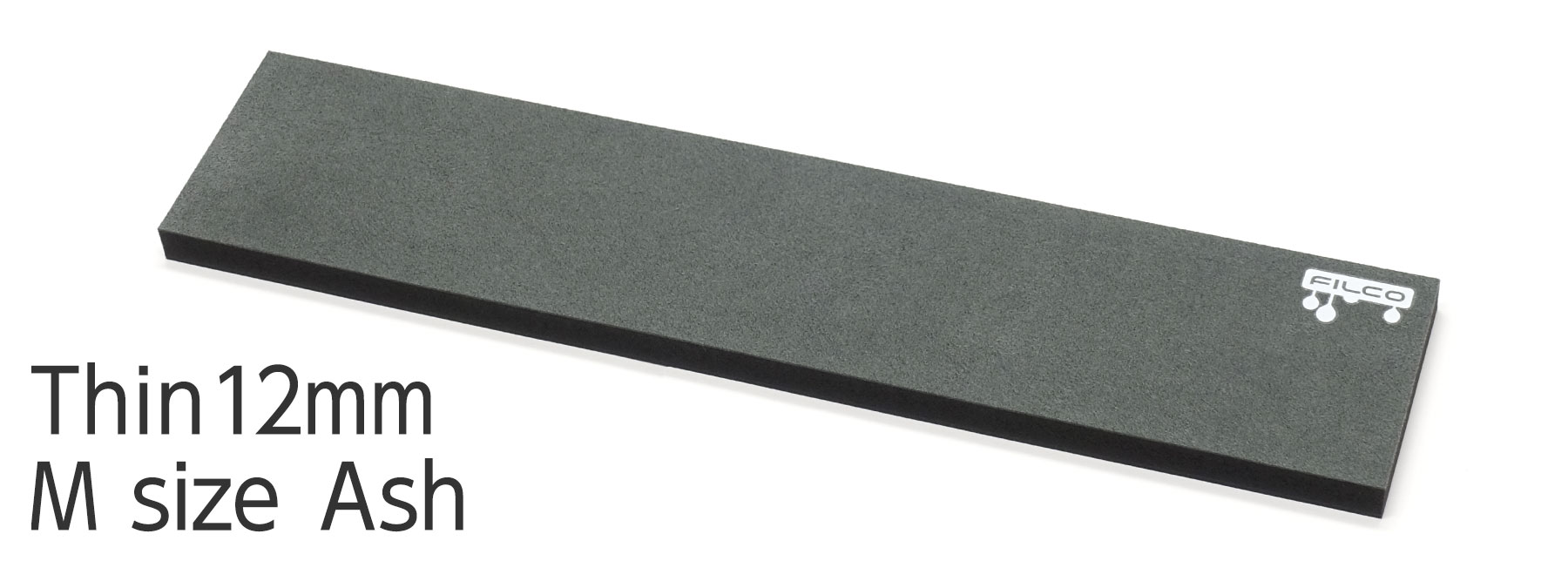 FILCO Majestouch Wrist Rest "Macaron" Thin 12mm / M size / Ash