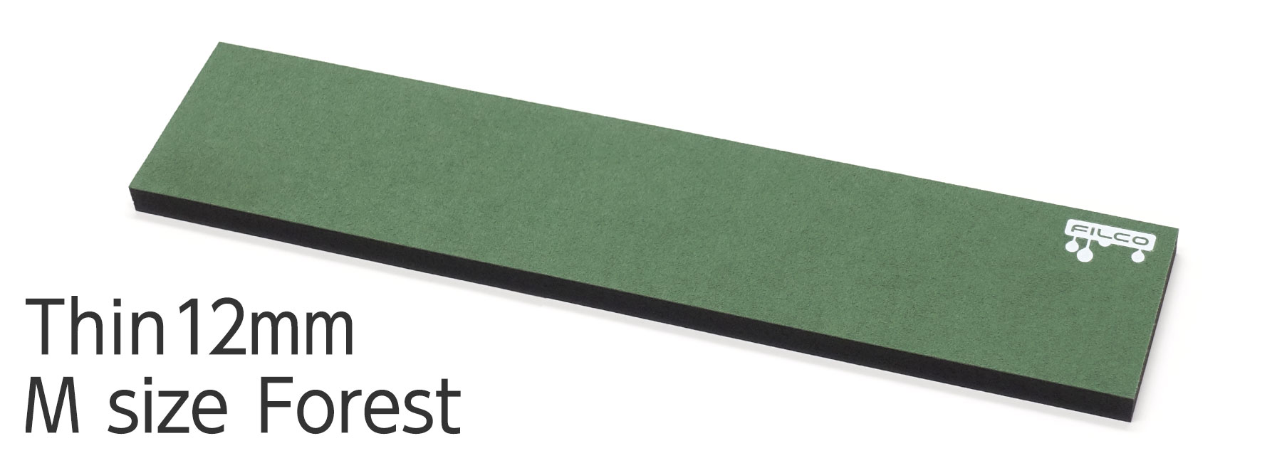 FILCO Majestouch Wrist Rest "Macaron" Thin 12mm / M size / Forest