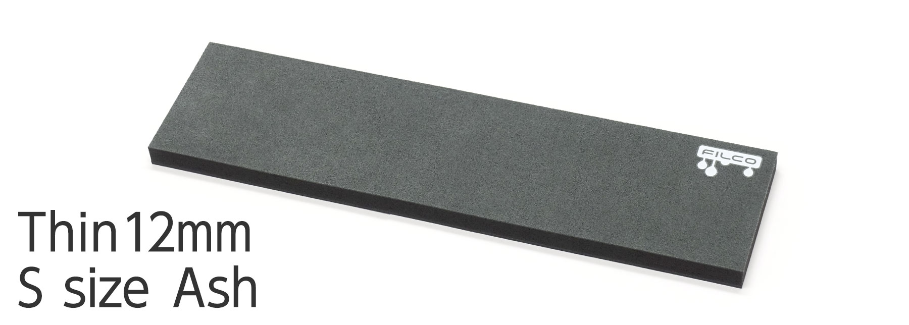 FILCO Majestouch Wrist Rest "Macaron" Thin 12mm / S size / Ash