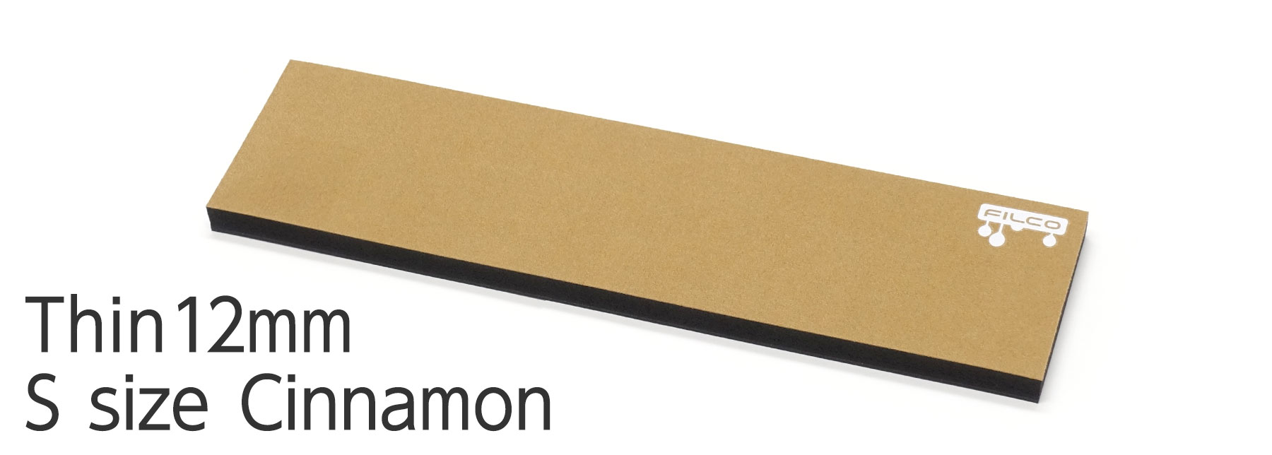 FILCO Majestouch Wrist Rest "Macaron" Thin 12mm / S size / Cinnamon