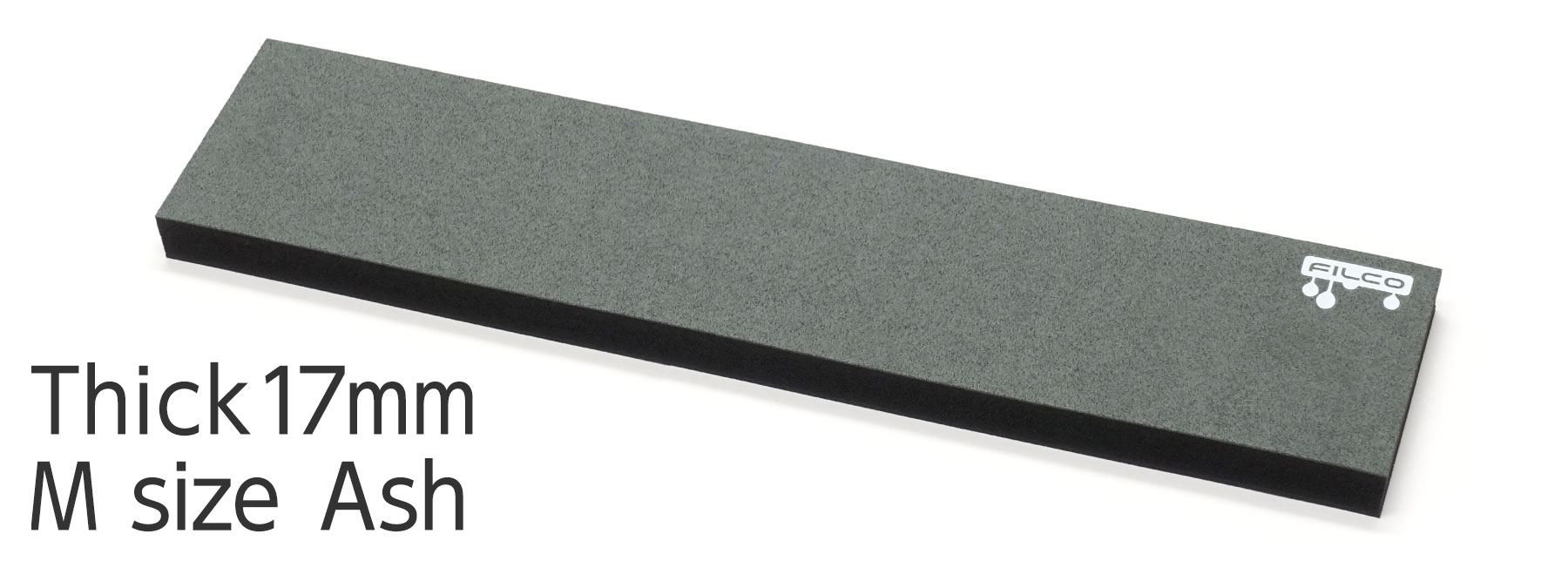 FILCO Majestouch Wrist Rest "Macaron" Thick 17mm / M size / Ash