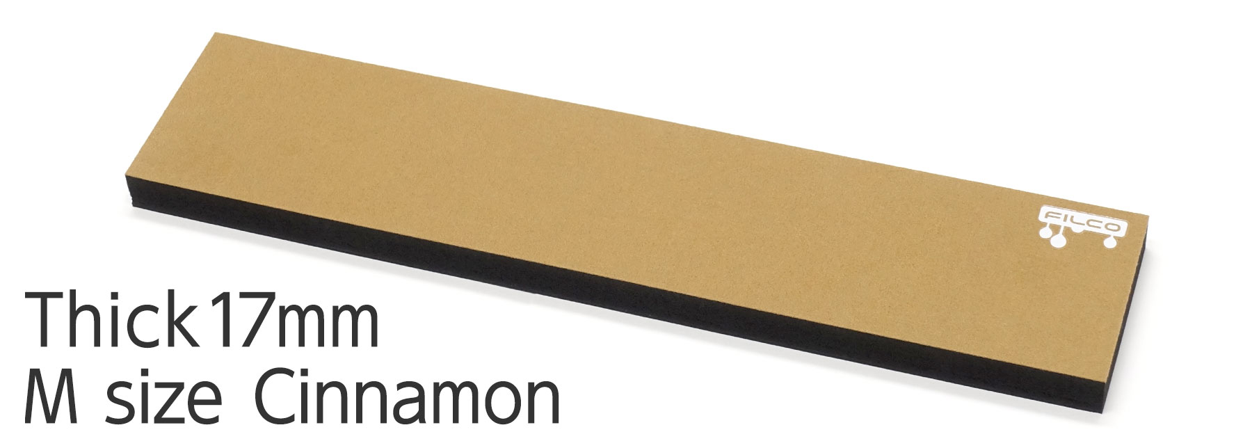FILCO Majestouch Wrist Rest "Macaron" Thick 17mm / M size / Cinnamon