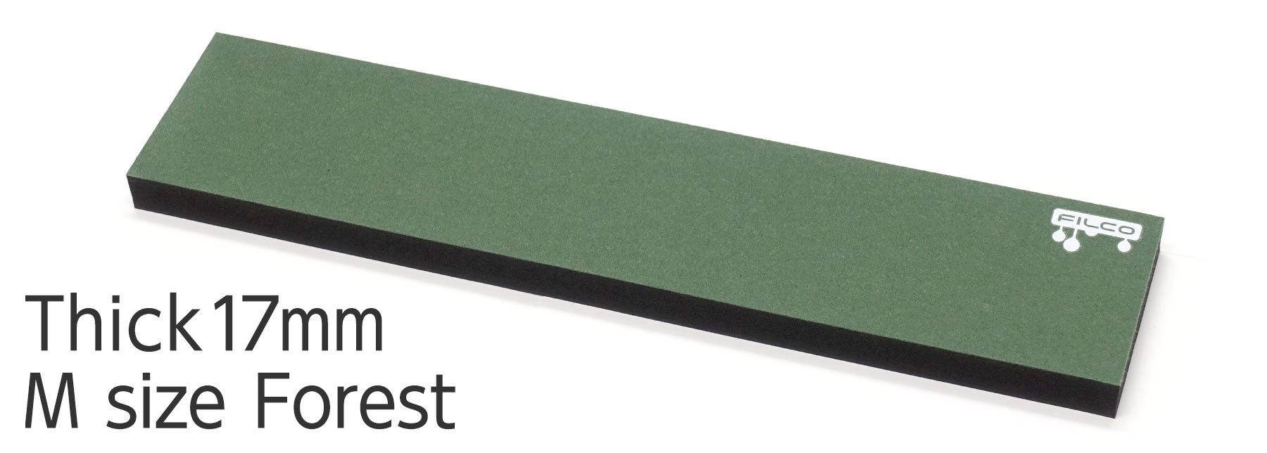 FILCO Majestouch Wrist Rest "Macaron" Thick 17mm / M size / Forest