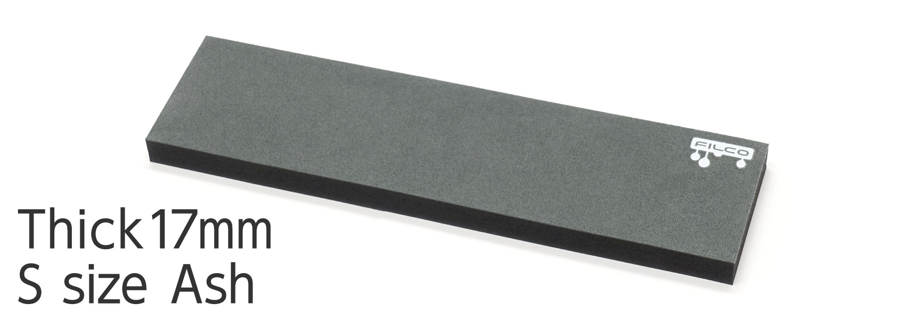 FILCO Majestouch Wrist Rest "Macaron" Thick 17mm / S size / Ash