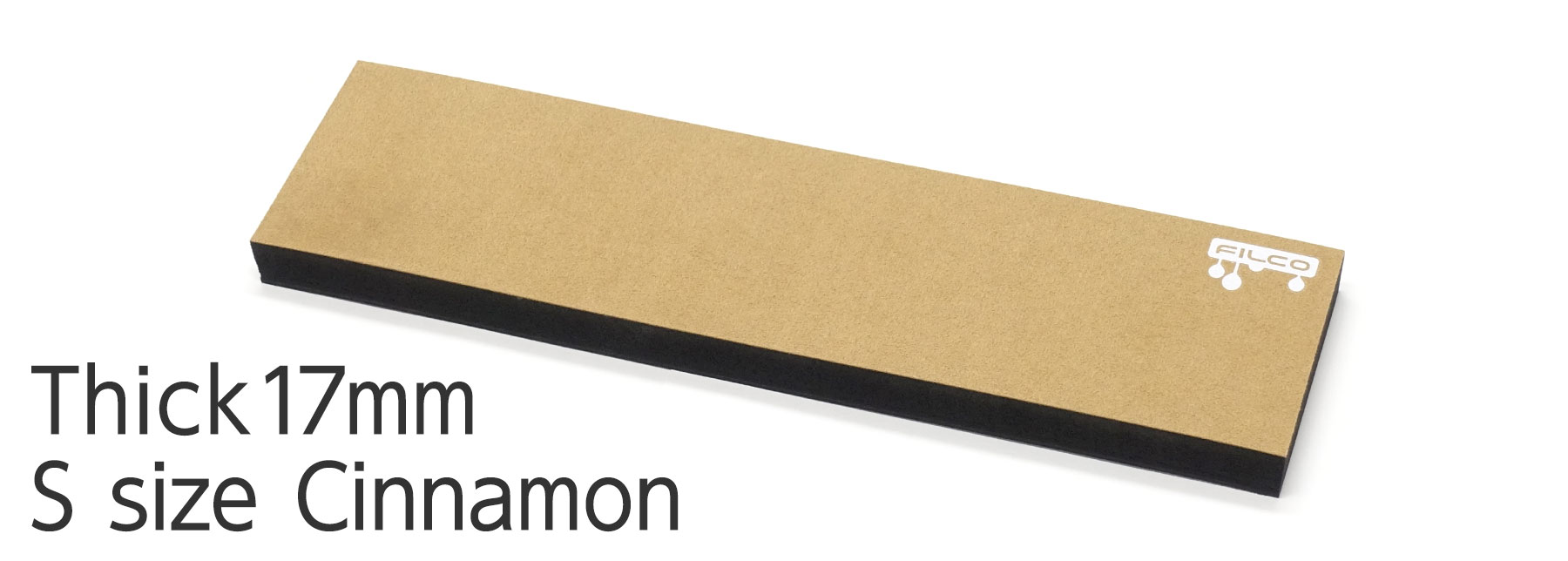 FILCO Majestouch Wrist Rest "Macaron" Thick 17mm / S size / Cinnamon