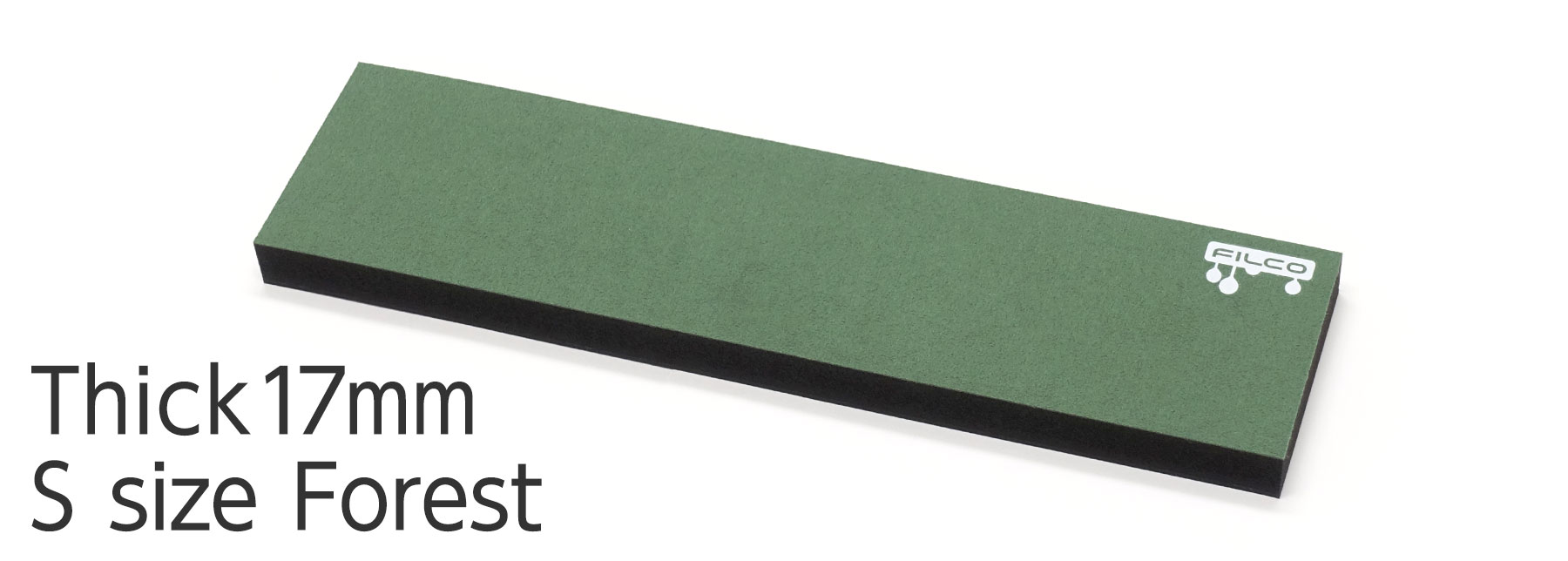 FILCO Majestouch Wrist Rest "Macaron" Thick 17mm / S size / Forest