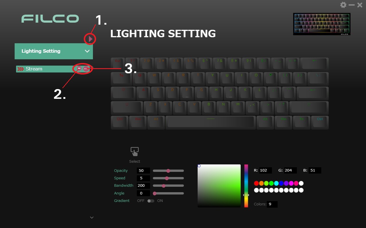 Lighting Setting