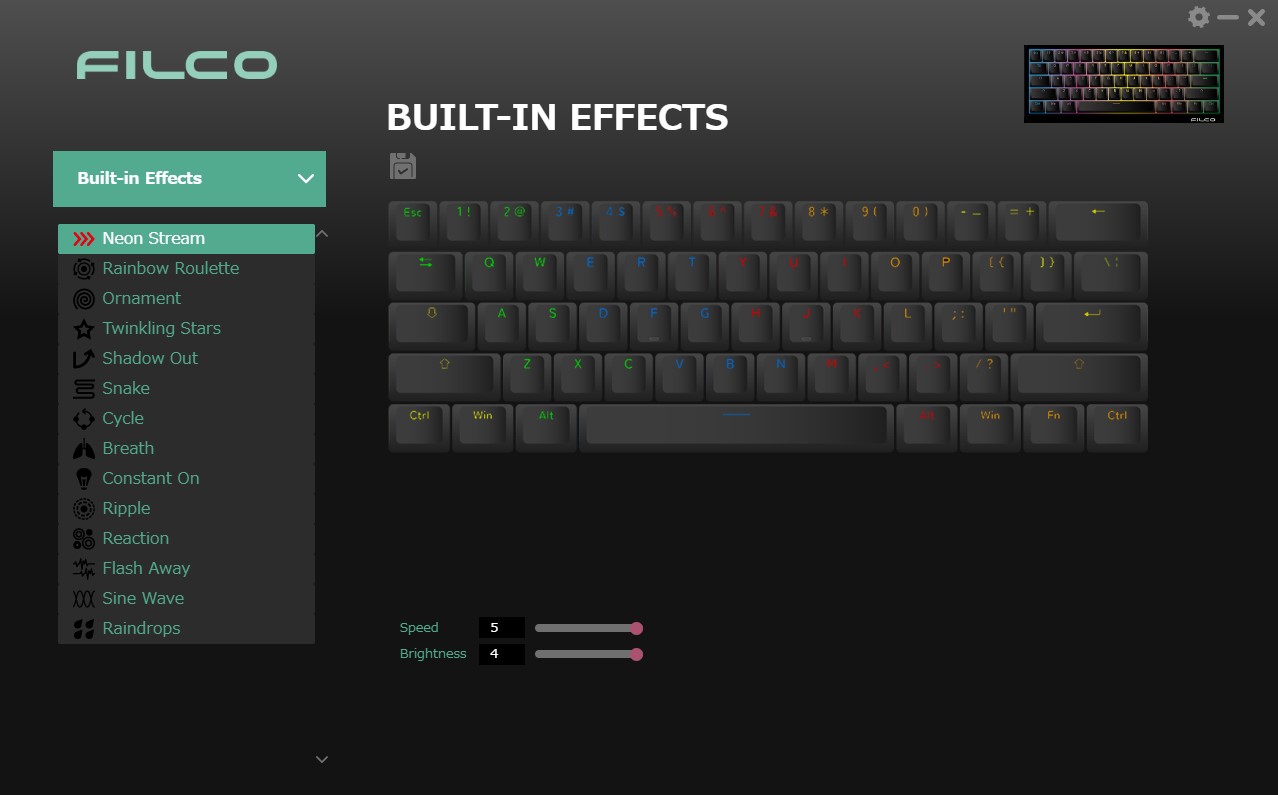 Built-in Effects