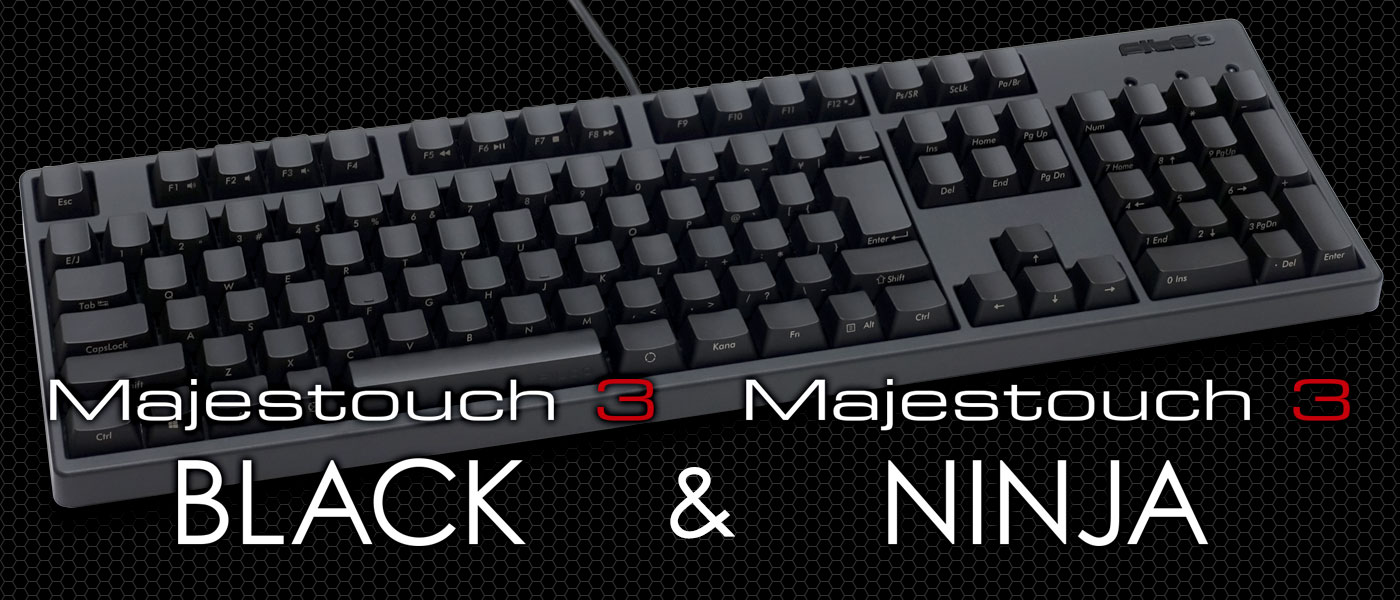 Majestouch 3 BLACK & NINJA 製品紹介 | ダイヤテック株式会社