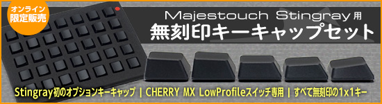 Stingray用無刻印キーキャップセット